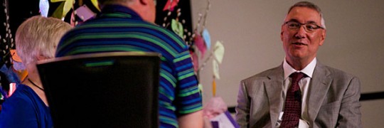 Lutheran, Anglican development and relief agencies front and centre at Friday morning’s joint session PWRDF-CWLR-presentation