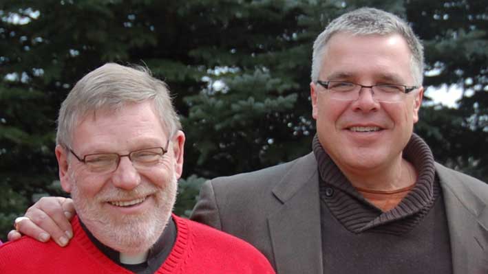 (L-R) The Very Rev. Peter Wall and Bishop Michael Pryce, co-chairs, the Joint Anglican-Lutheran Commission. Photo: Ali Symons / General Synod Communications (L-R) The Very Rev. Peter Wall and Bishop Michael Pryce, co-chairs, the Joint Anglican-Lutheran Commission. Photo: Ali Symons / General Synod Communications